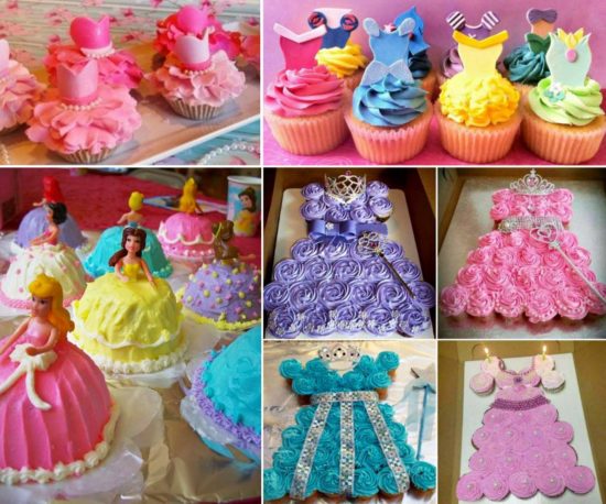 Disney Princess Cupcake Cake