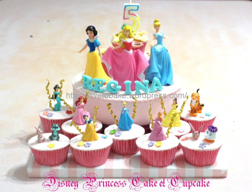 Disney Princess Cupcake Cake