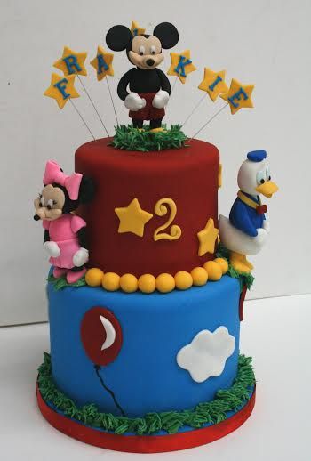 Disney Themed Birthday Cake