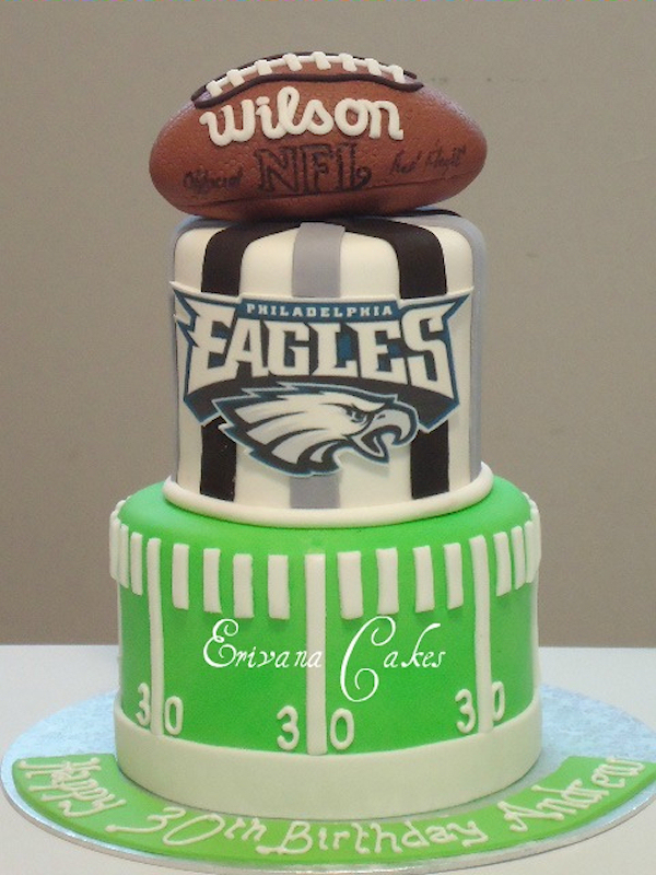 Eagles Football Grooms Cake