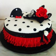 Flamenco Style Birthday Cake