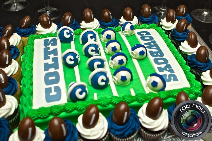 Football Themed Grooms Cake