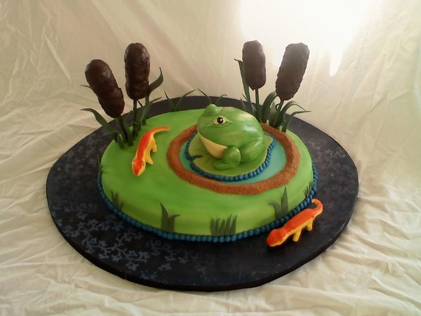 5 Photos of Realistic Frog Birthday Cakes