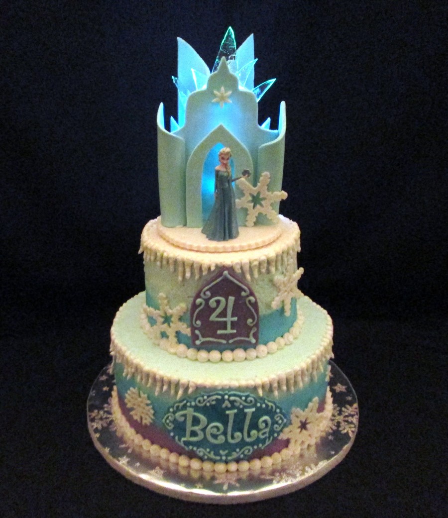 Frozen Ice Castle Cake