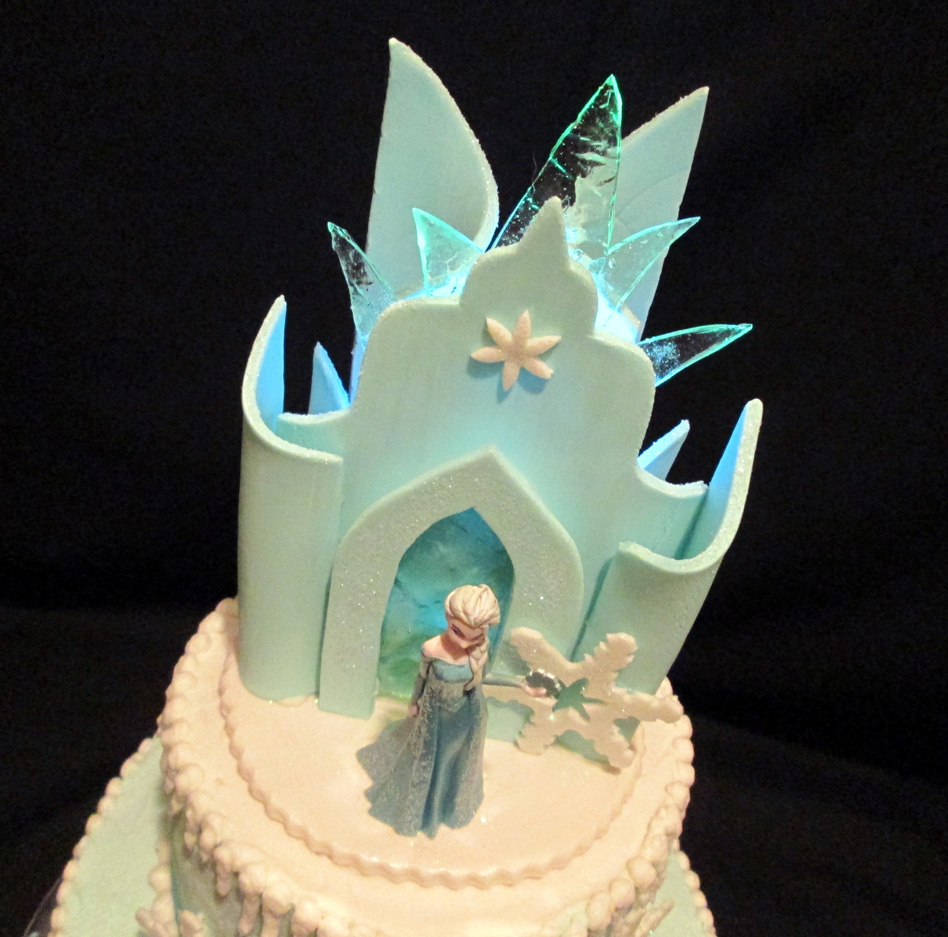 Frozen Ice Castle Cake