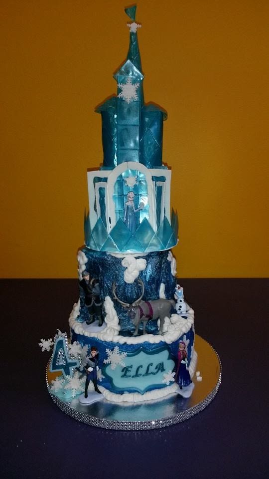 Frozen Ice Castle Cake