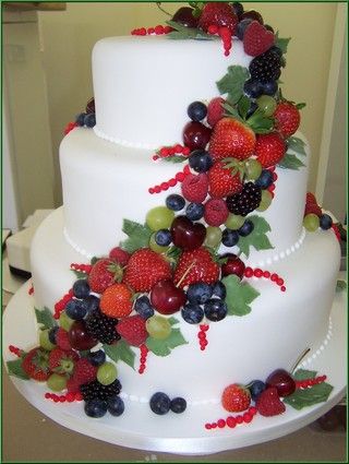 Fruit Wedding Cake