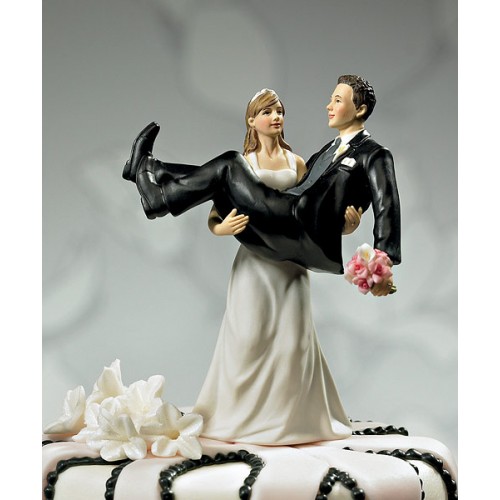 Funny Wedding Toppers Bride and Groom