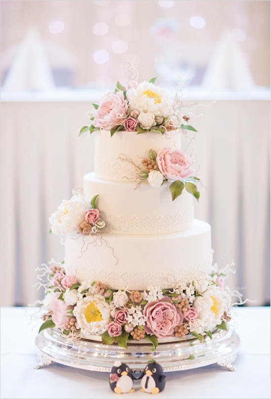 Garden Wedding Cake