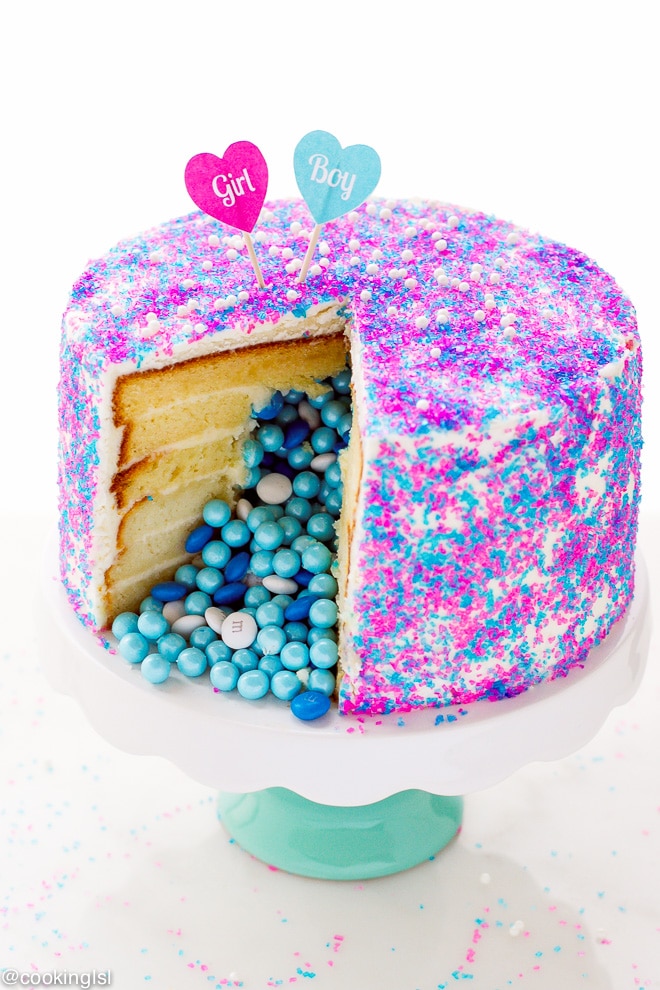 Gender Reveal Cake