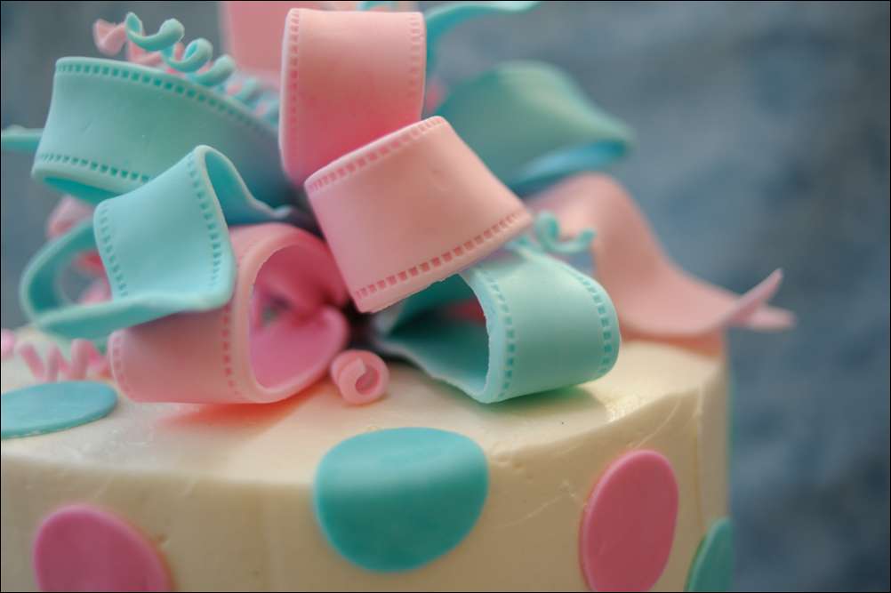 Gender Reveal Cake