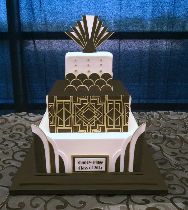 Great Gatsby Cake