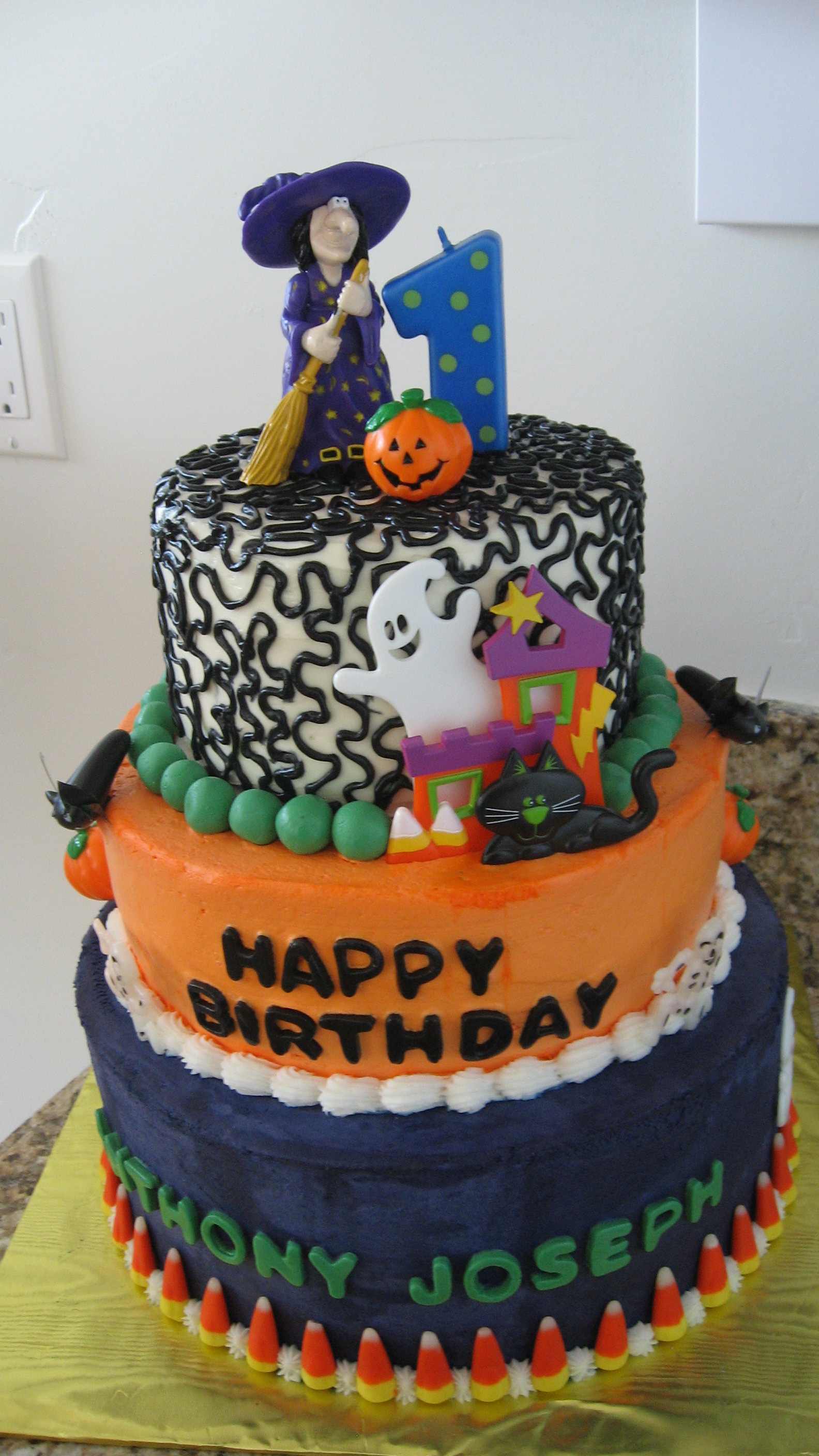 Halloween Birthday Cake