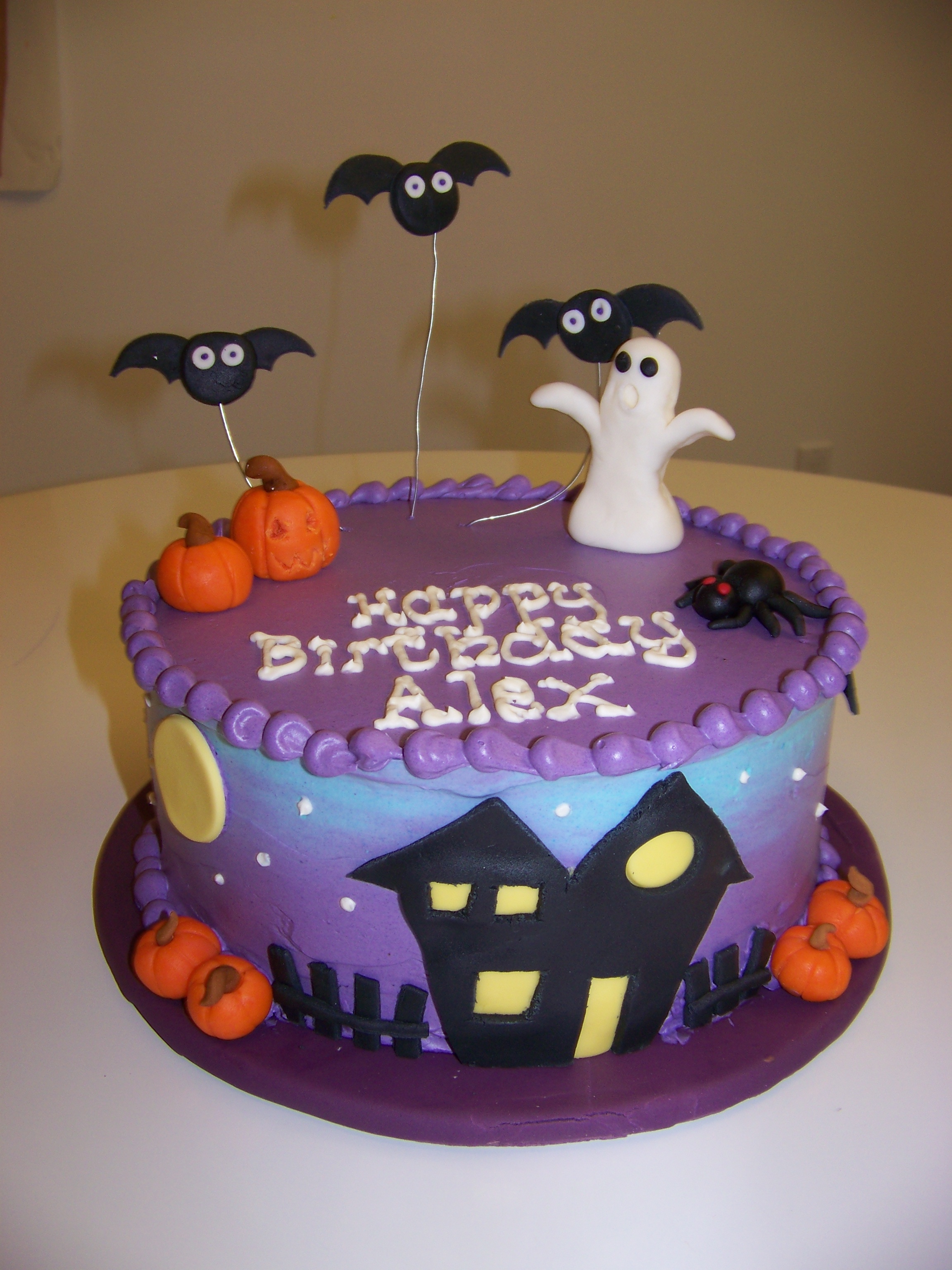 Halloween Birthday Cake