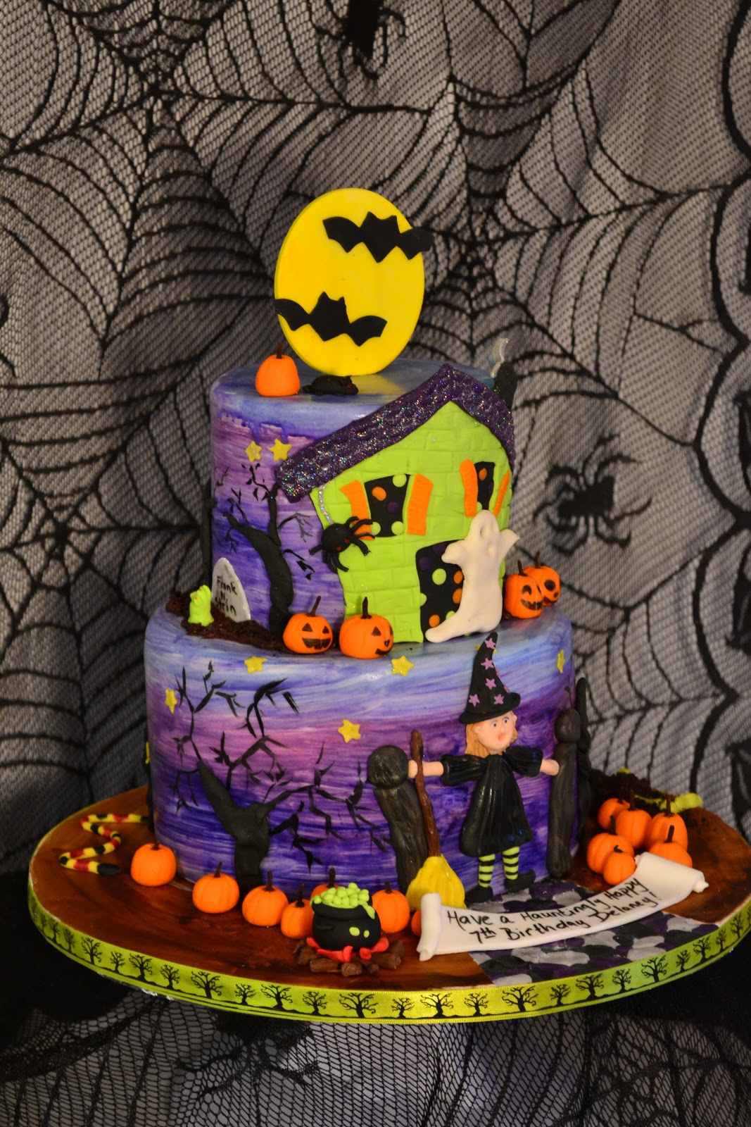 Halloween Birthday Cupcake Cake