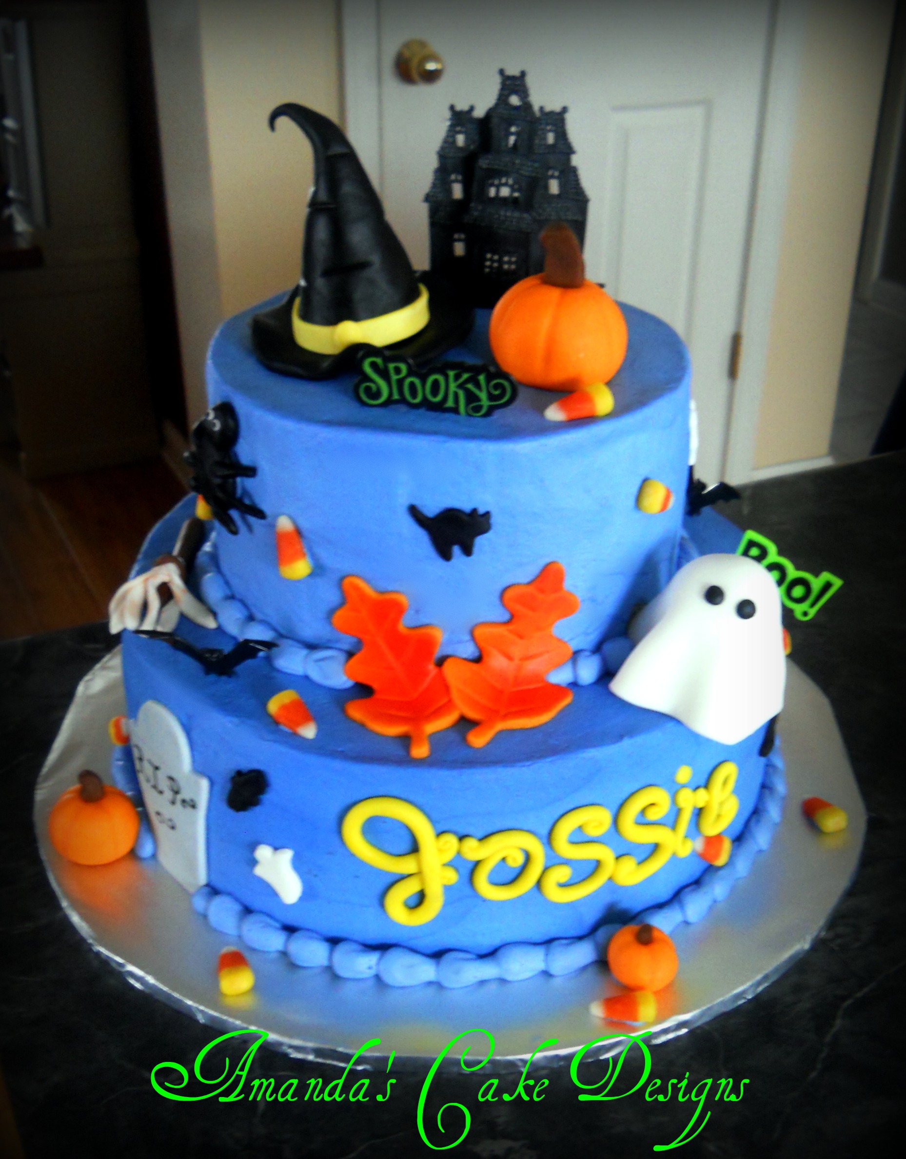 Halloween Birthday Party Cake