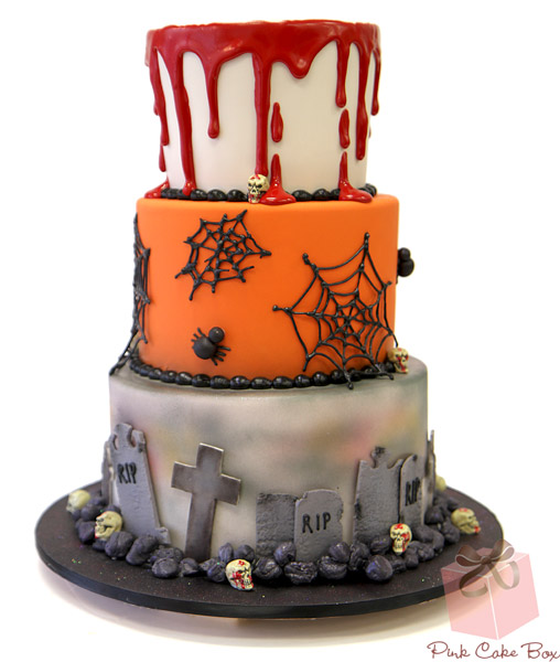 Halloween Wedding Cake