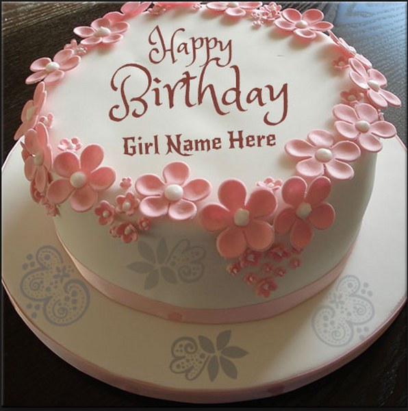 Happy Birthday Cake with Name