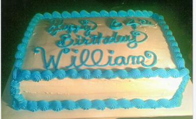 Happy Birthday William Cake