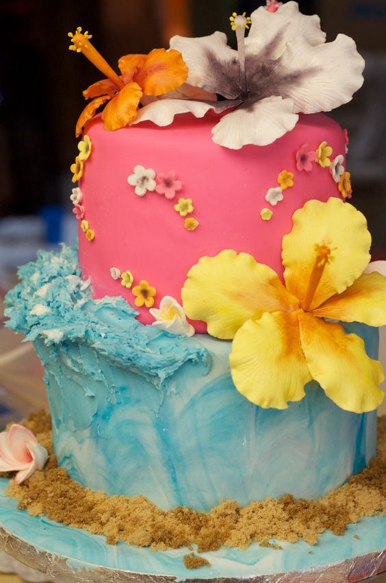 Hawaiian Birthday Cake