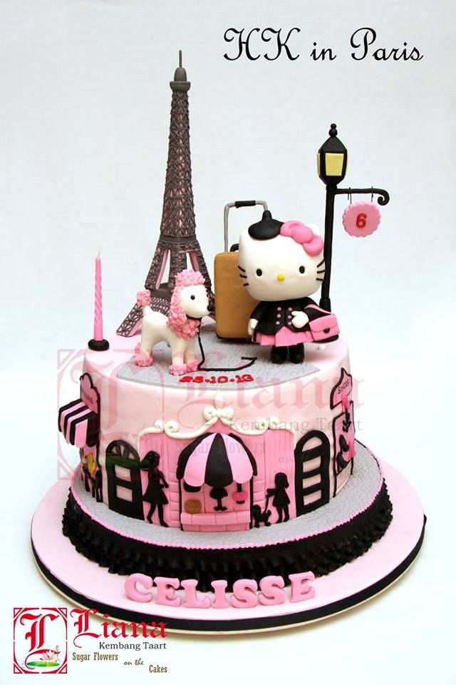 Hello Kitty Paris Cake