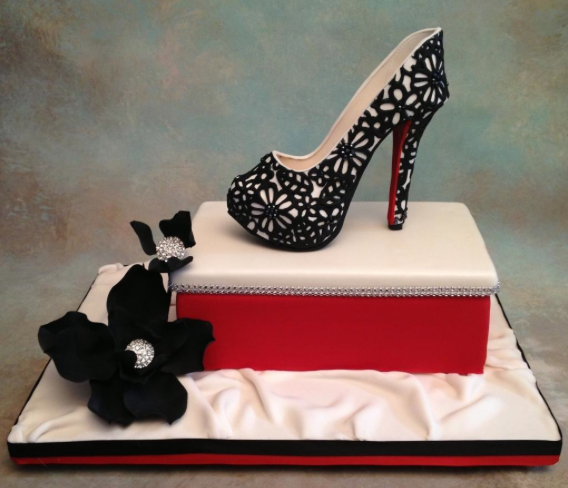 13 Photos of Shoe Decorations For Cakes