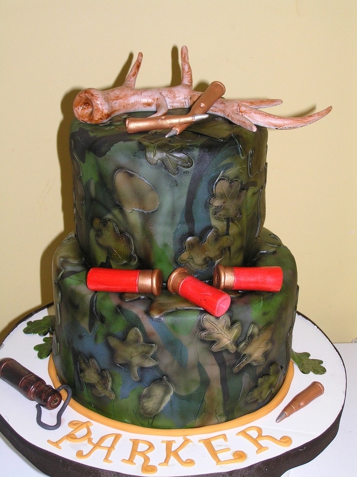 Hunting Theme Cake