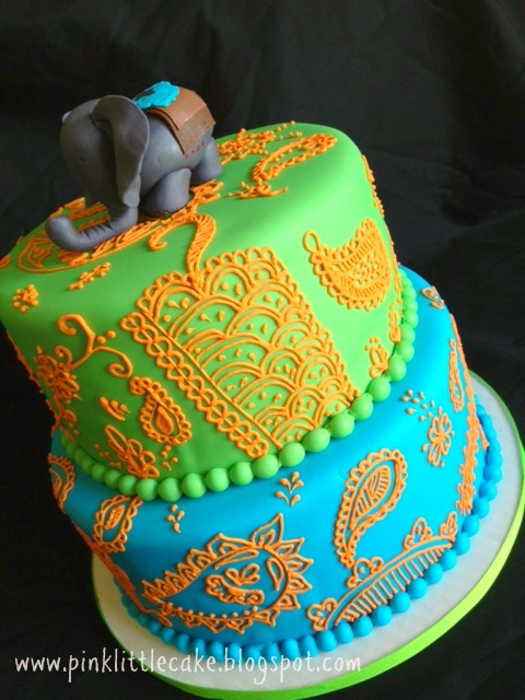 Indian Elephant Birthday Cake