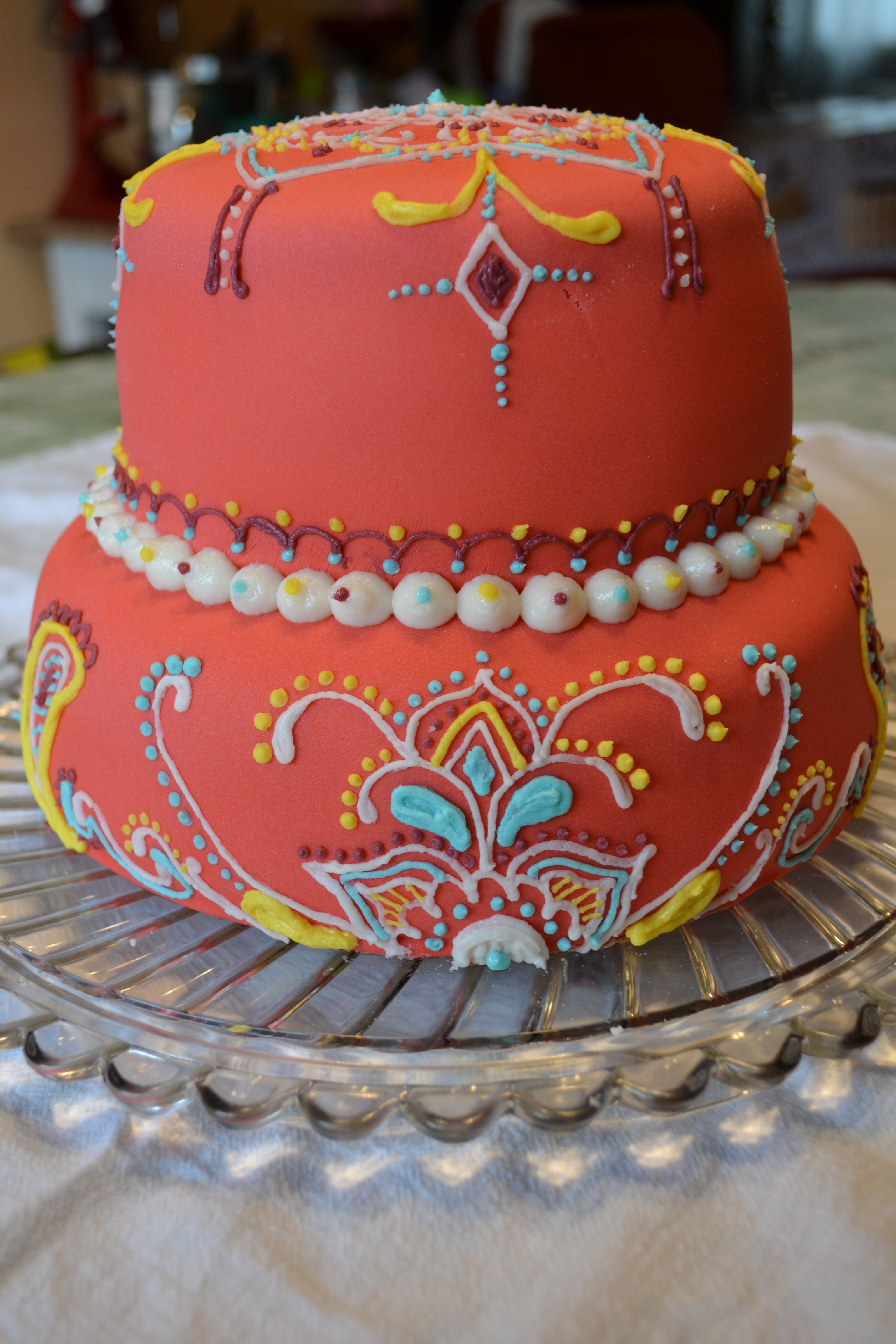 Indian Style Birthday Cake