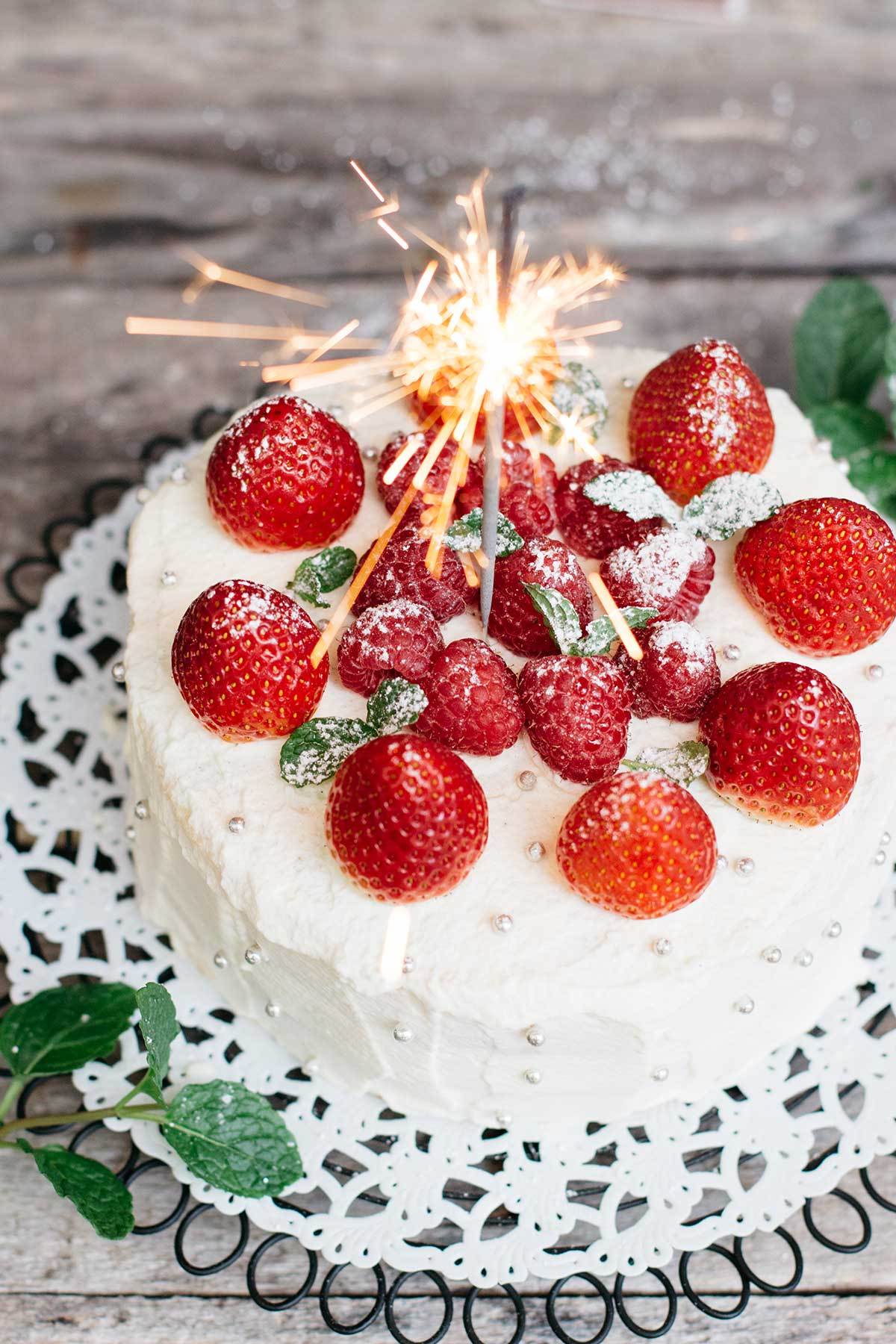 Japanese Birthday Cake