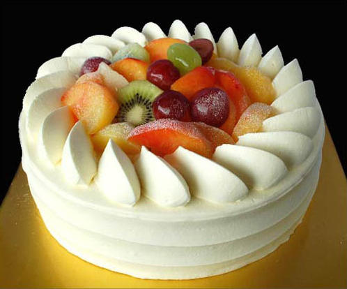 Korean Fresh Cream Birthday Cake