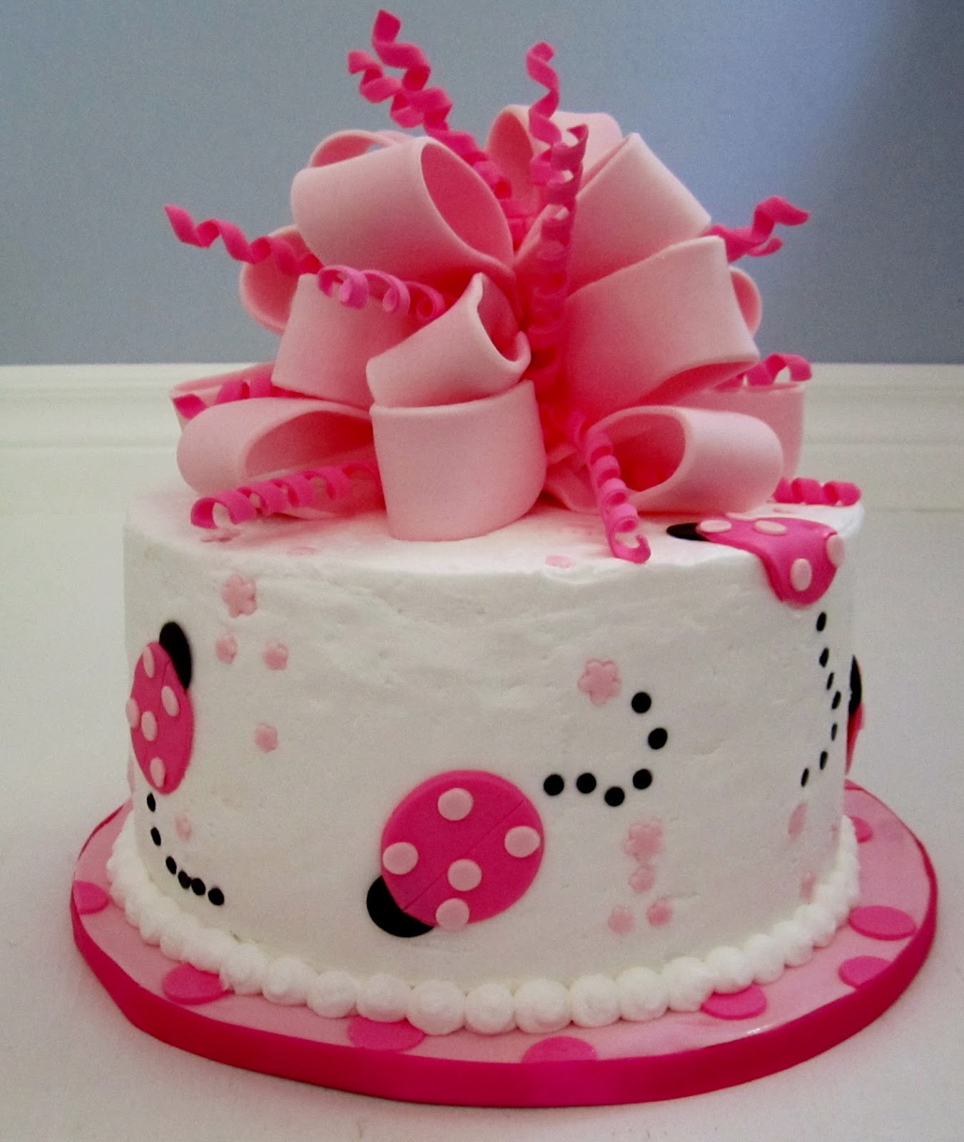 Lady Pink Birthday Cake