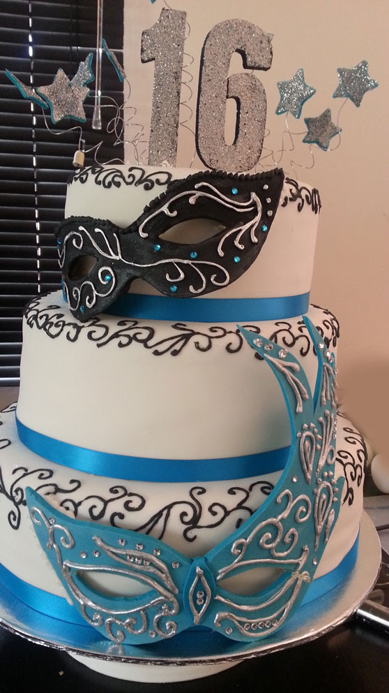 Masquerade Ball Cake