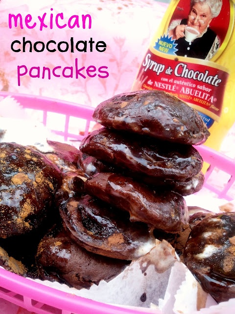 Mexican Chocolate Pancakes