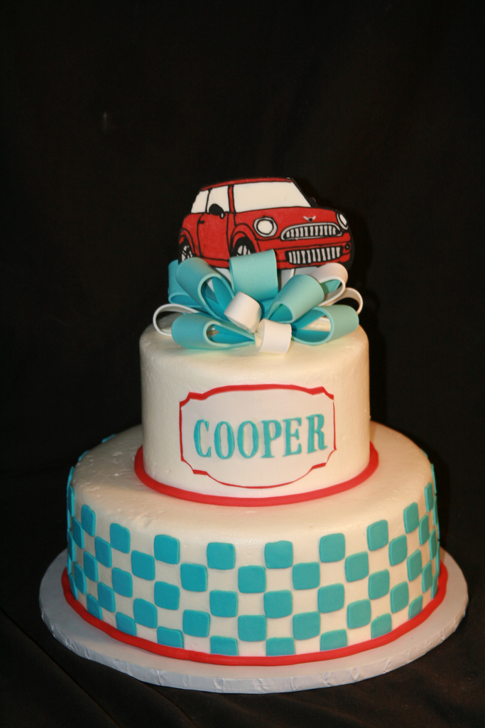 Mini Cooper Birthday Cake