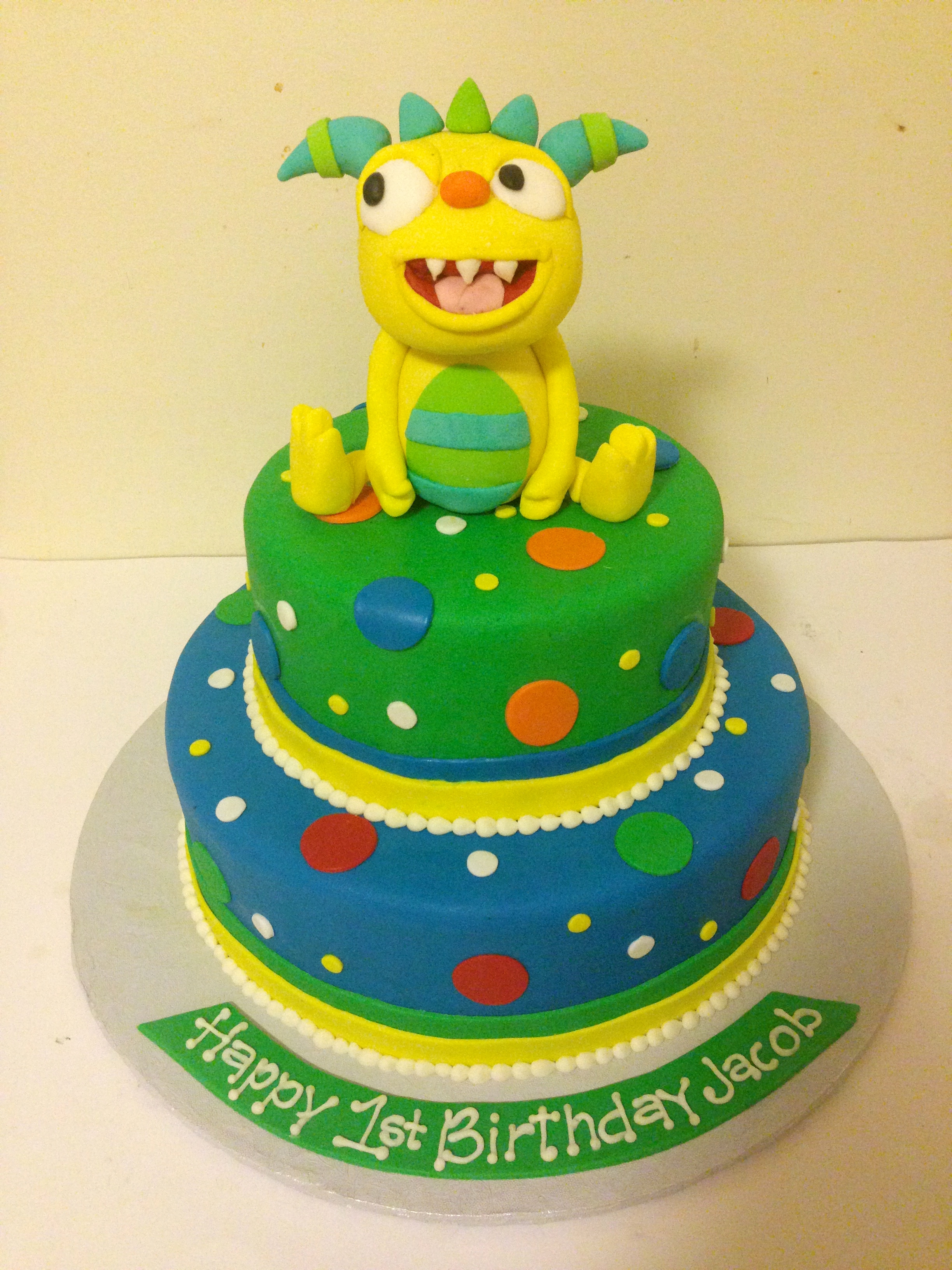 Monster 1st Birthday Cakes