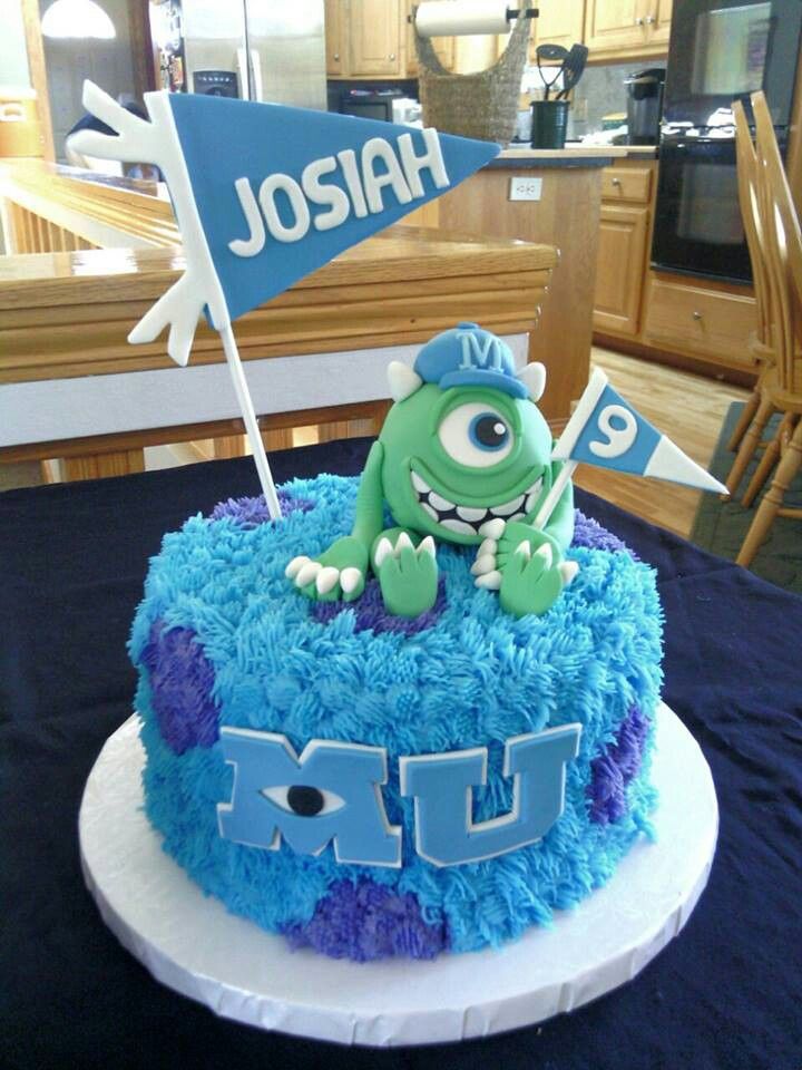 13 Photos of Monster U Birthday Cakes