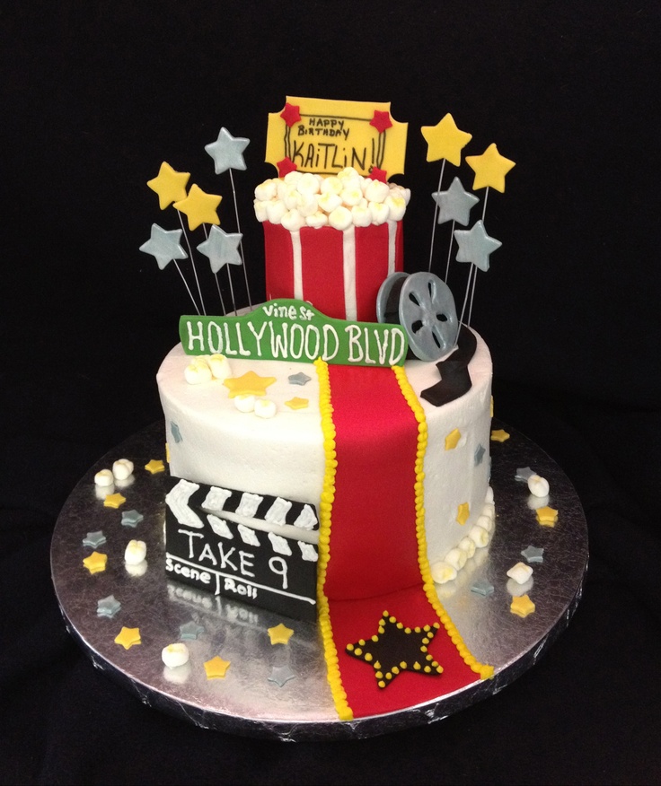 Movie Themed Birthday Cake