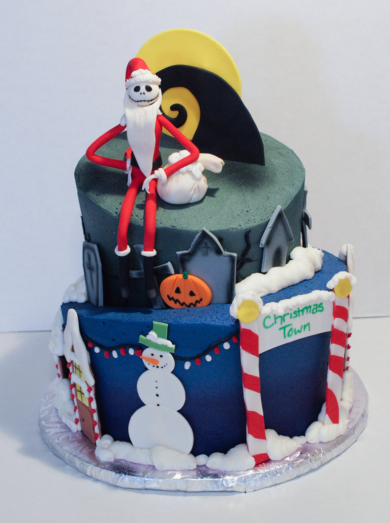 Nightmare Before Christmas Cake