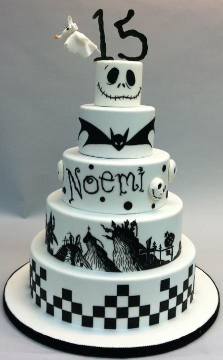 Nightmare Before Christmas Cake