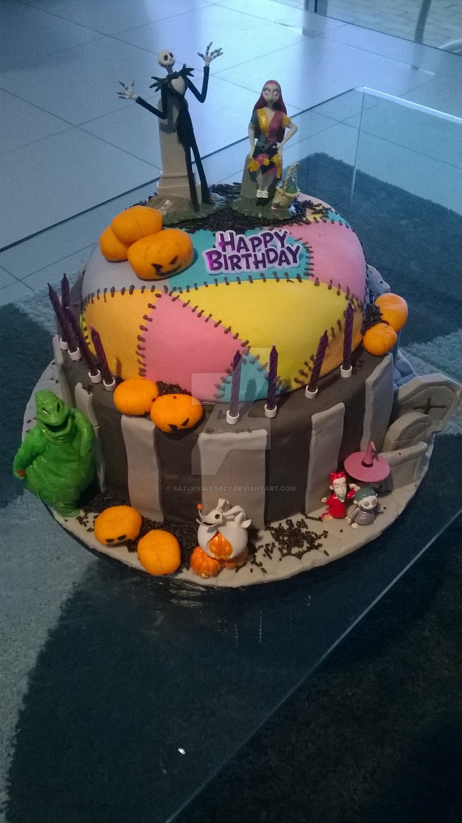 Nightmare Before Christmas Cake