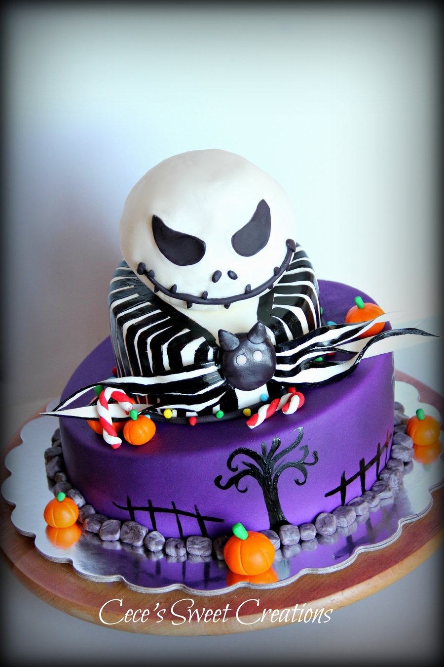 Nightmare Before Christmas Cake