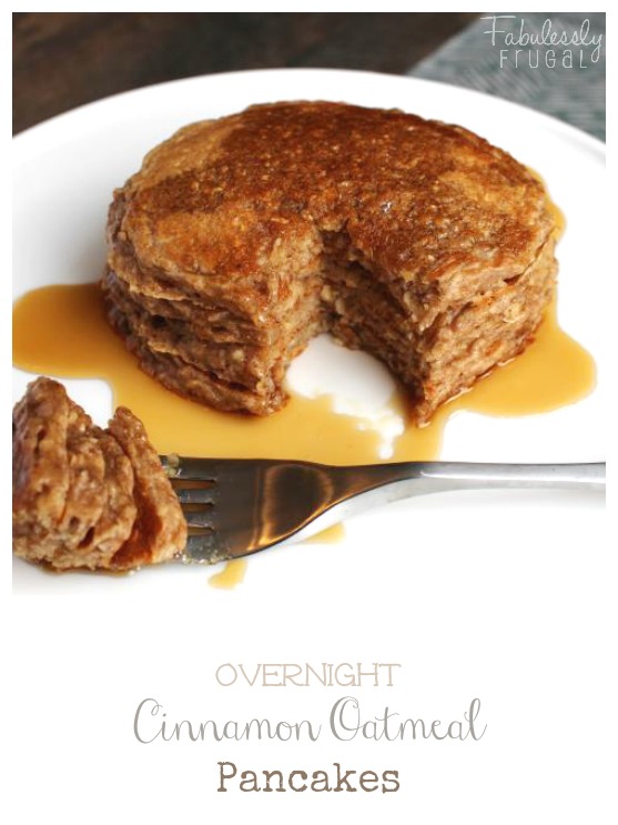 Oatmeal Cinnamon Pancakes Recipe