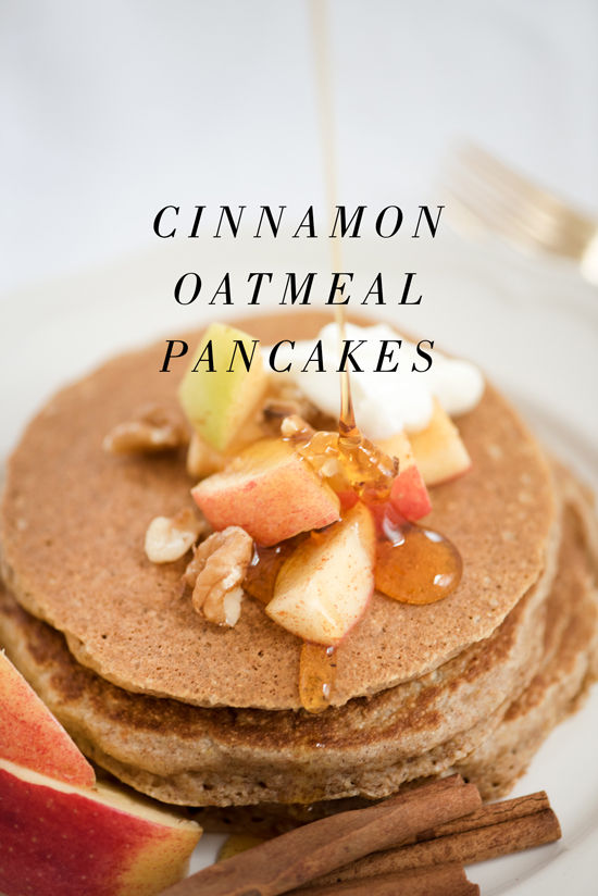 Oatmeal Cinnamon Pancakes Recipe