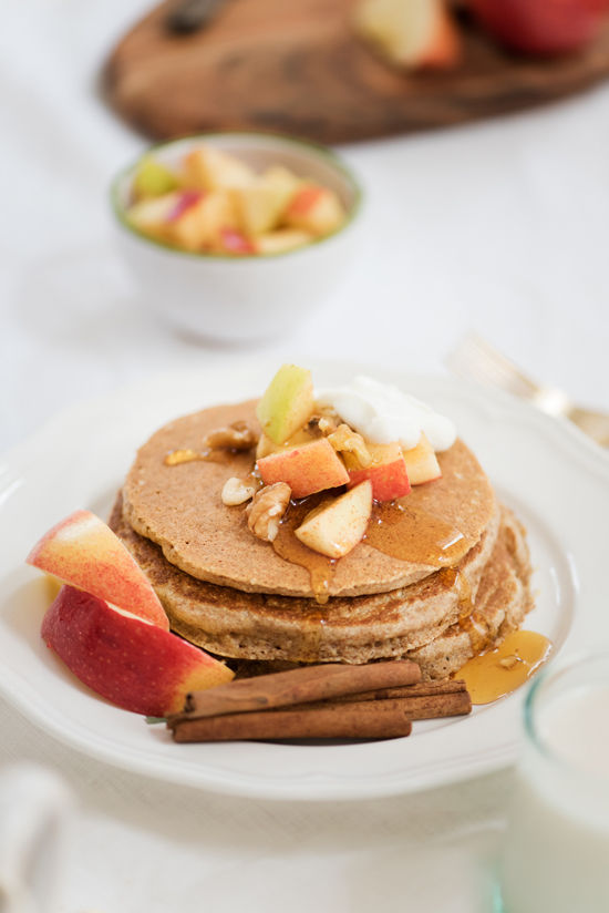 Oatmeal Cinnamon Pancakes