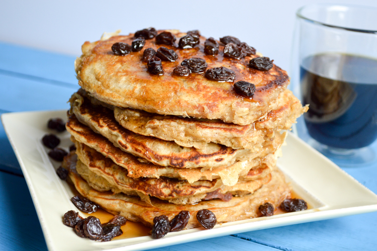 Oatmeal Raisin Pancakes