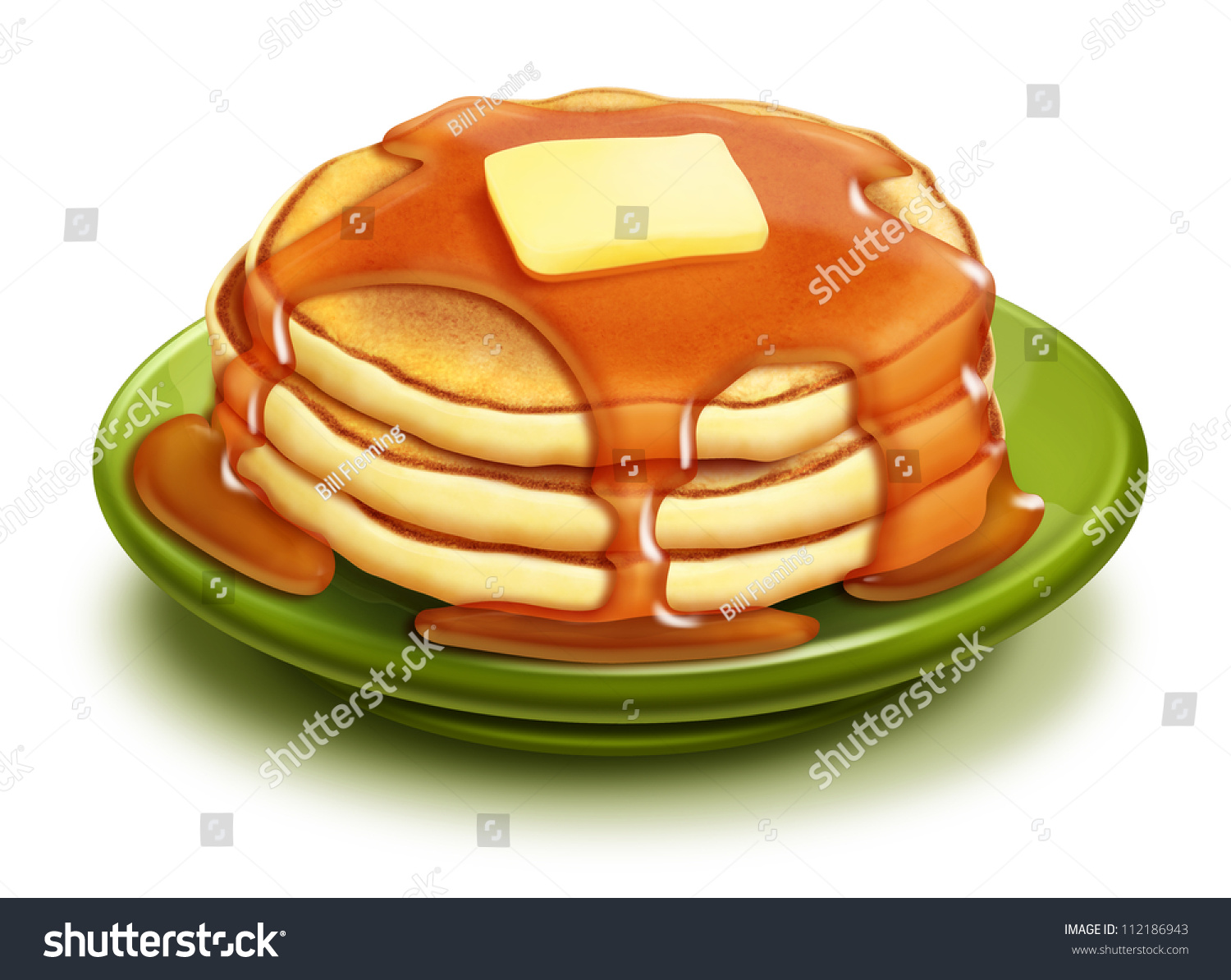 Pancakes with Syrup