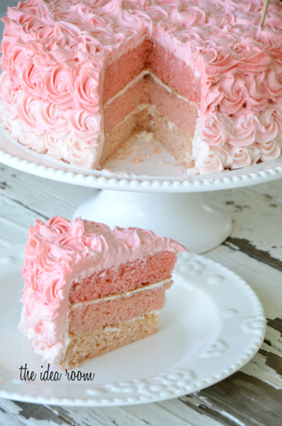 Pink Ombre Cake