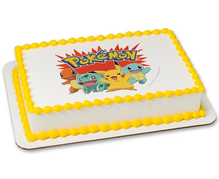 Pokemon Edible Cake Topper Sheets