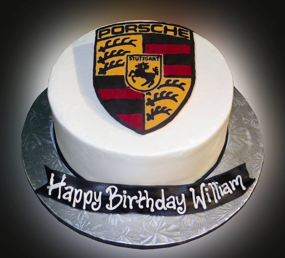 Porsche Happy Birthday Cake